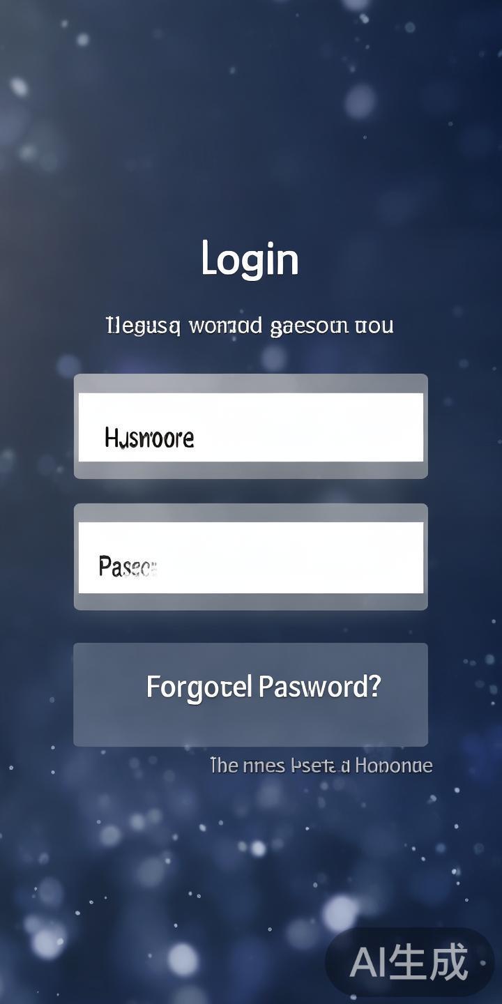 登录界面：进入登录页面后，输入注册时使用的账号与密
